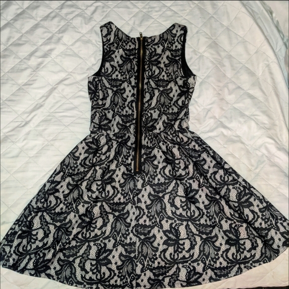 HeartSoul black and nude lace dress - Picture 3 of 3